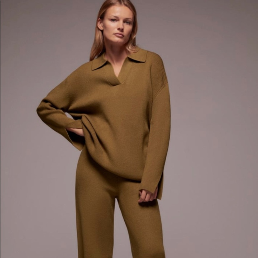 NWT Zara two piece sweater set and pants